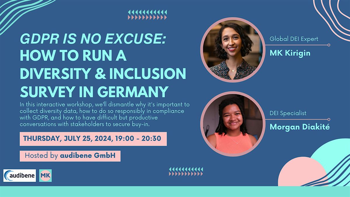 GDPR is No Excuse: How to Run a Diversity & Inclusion Survey in Germany