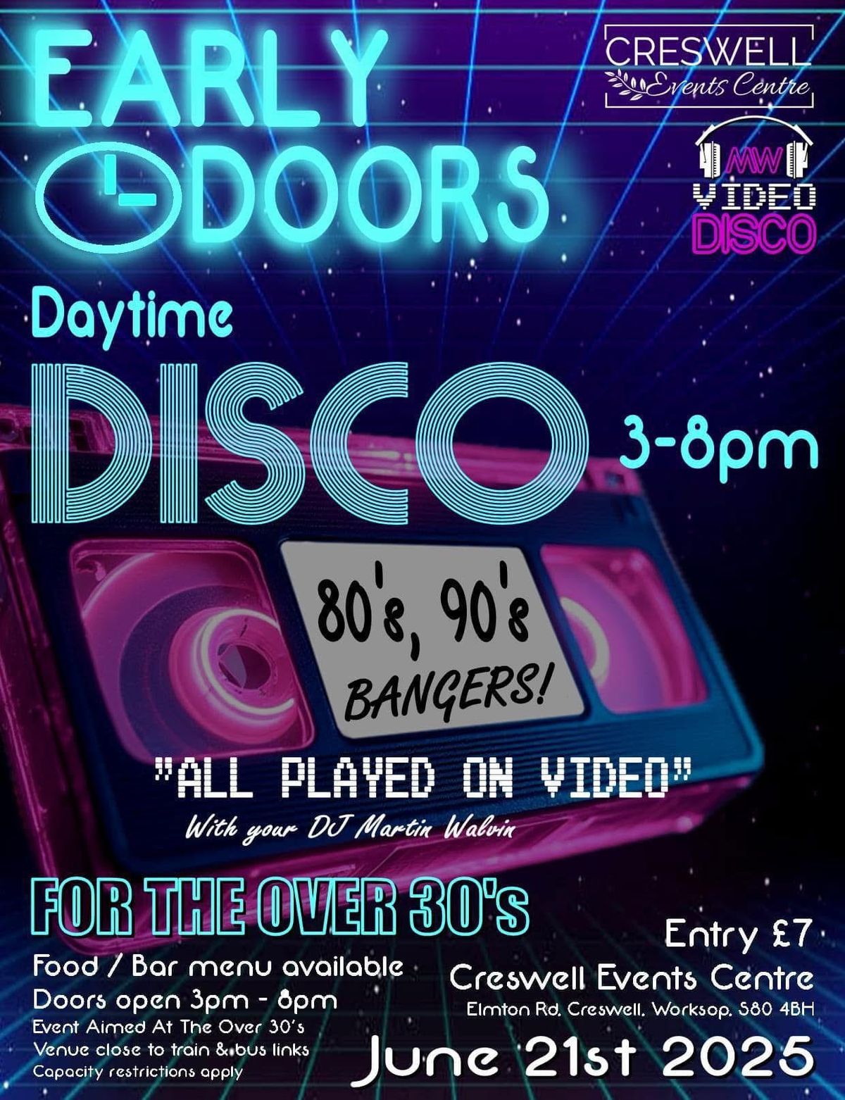 Early Doors Daytime Disco