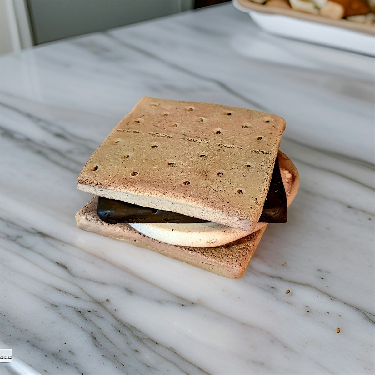 Polymer Clay "S'more" Coaster Set