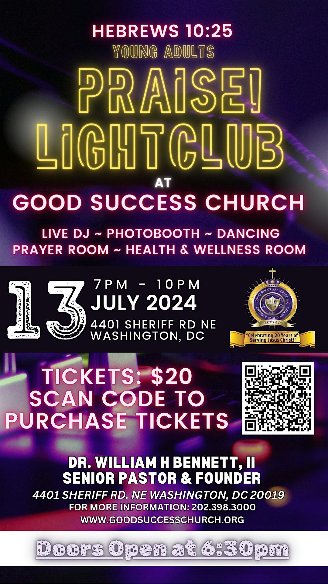 PRAISE! Lightclub @ Good Success Church (Young Adults Event)