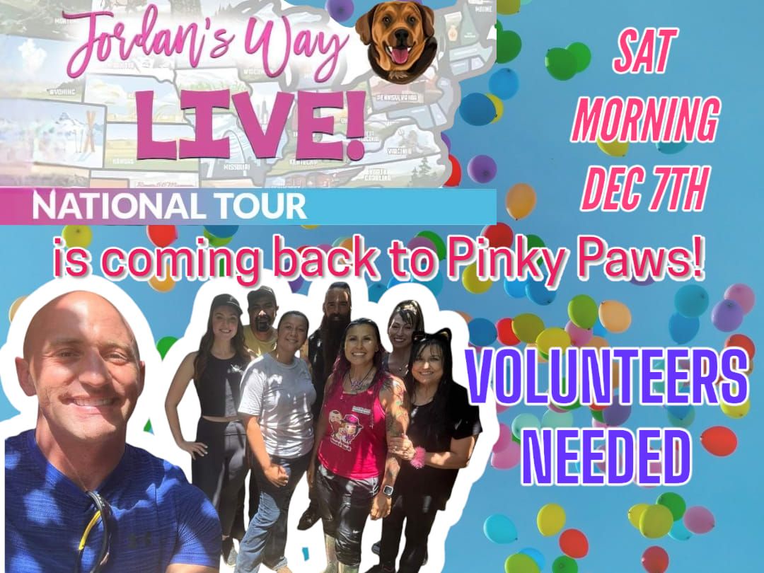 Jordans Way National Tour Fundraiser for Pinky Paws