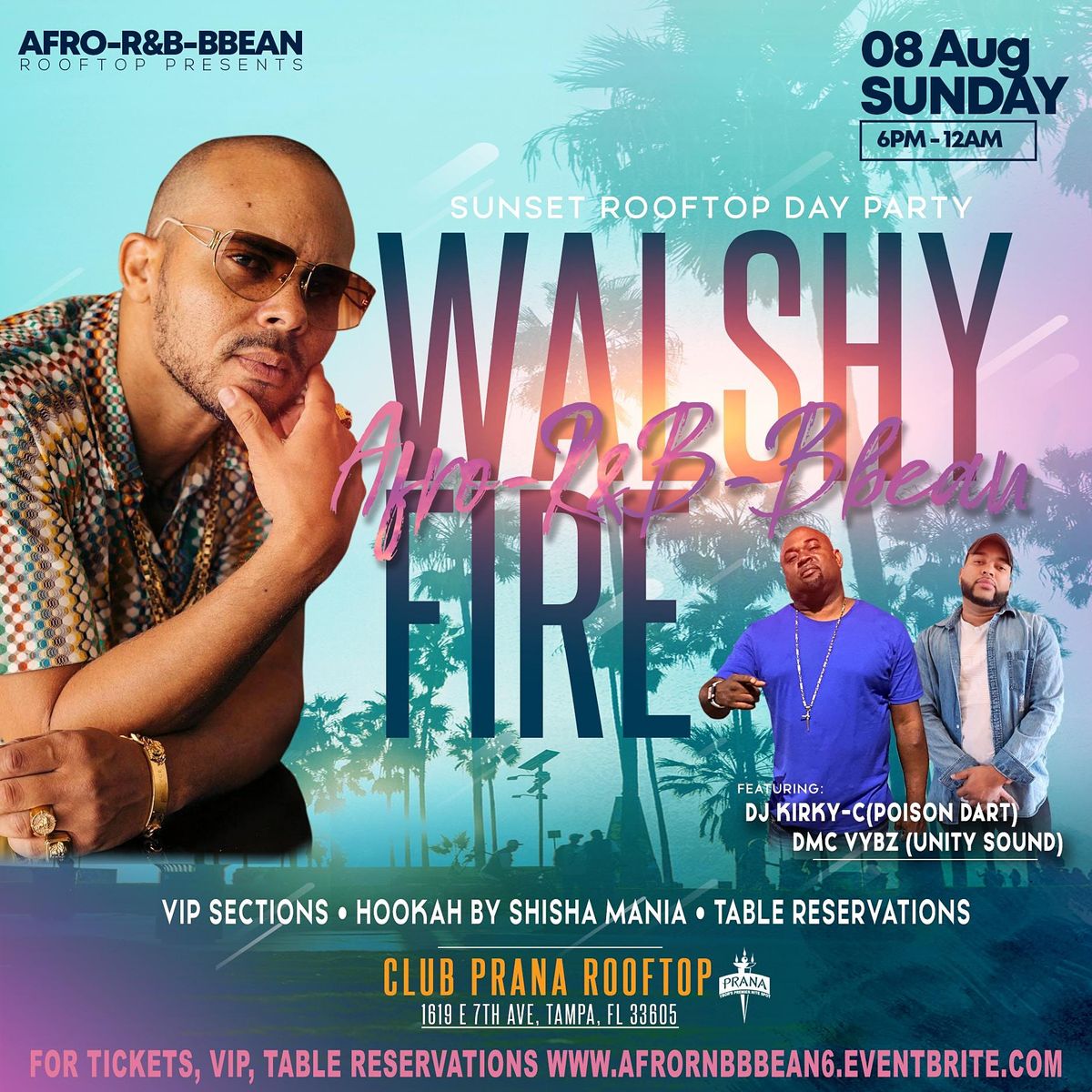 WALSHY FIRE Live @ Afro-R&B-BBean Rooftop