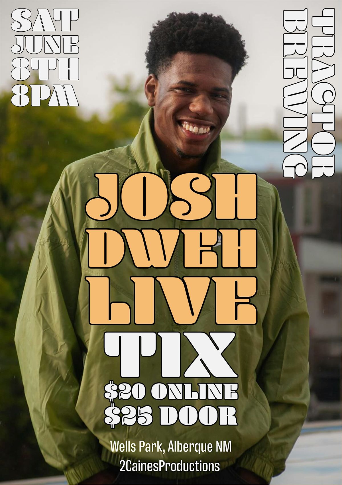 Josh Dweh Live at Tractor Brewing (Wells Park)