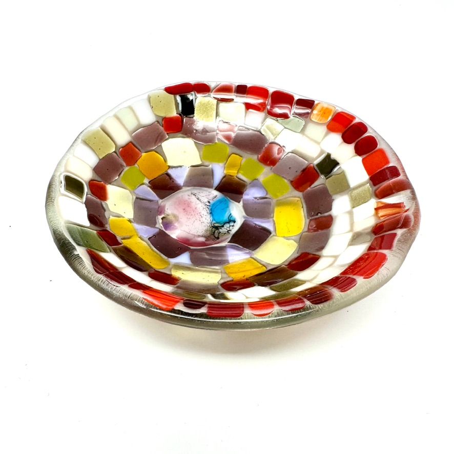 Mosaic Fused Glass Plate :: September 20 Friday 6-8 Pm