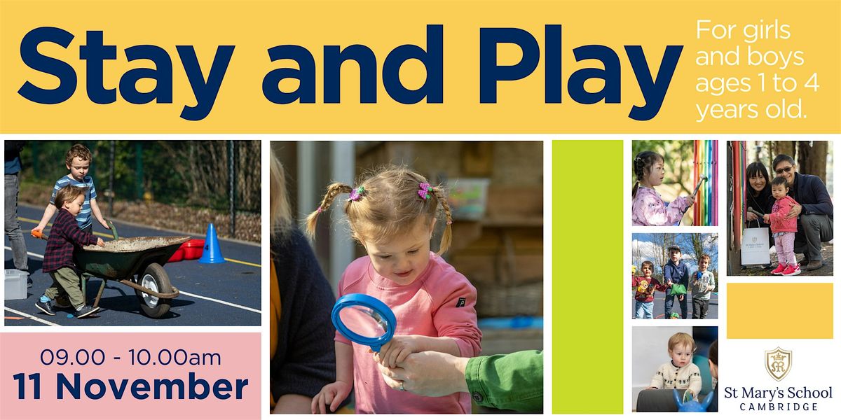 Stay and Play at St Mary's School Cambridge