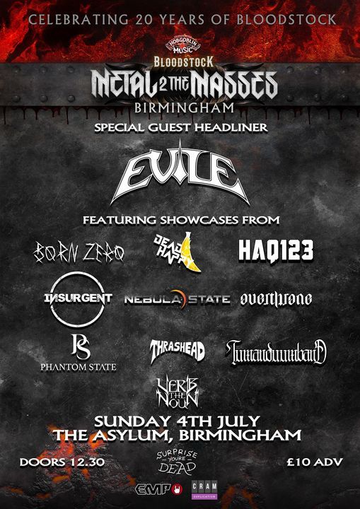 Metal To The Masses - Birmingham feat Evile