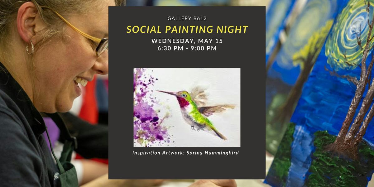 Social Painting Night at Gallery B612 | May 15