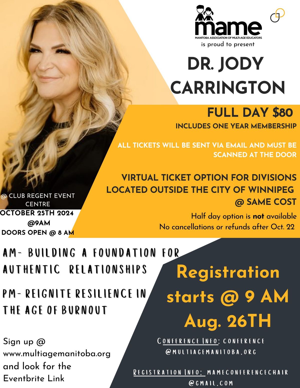 MAME presents Jody Carrington