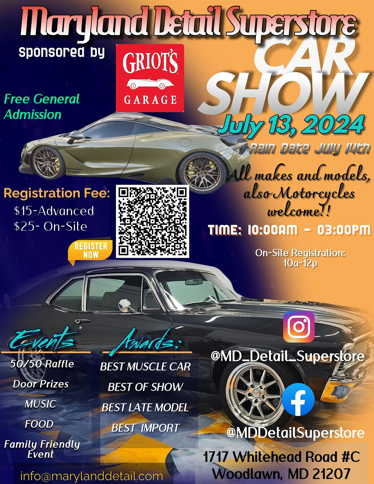 Maryland Detail Superstore Car Show 2024