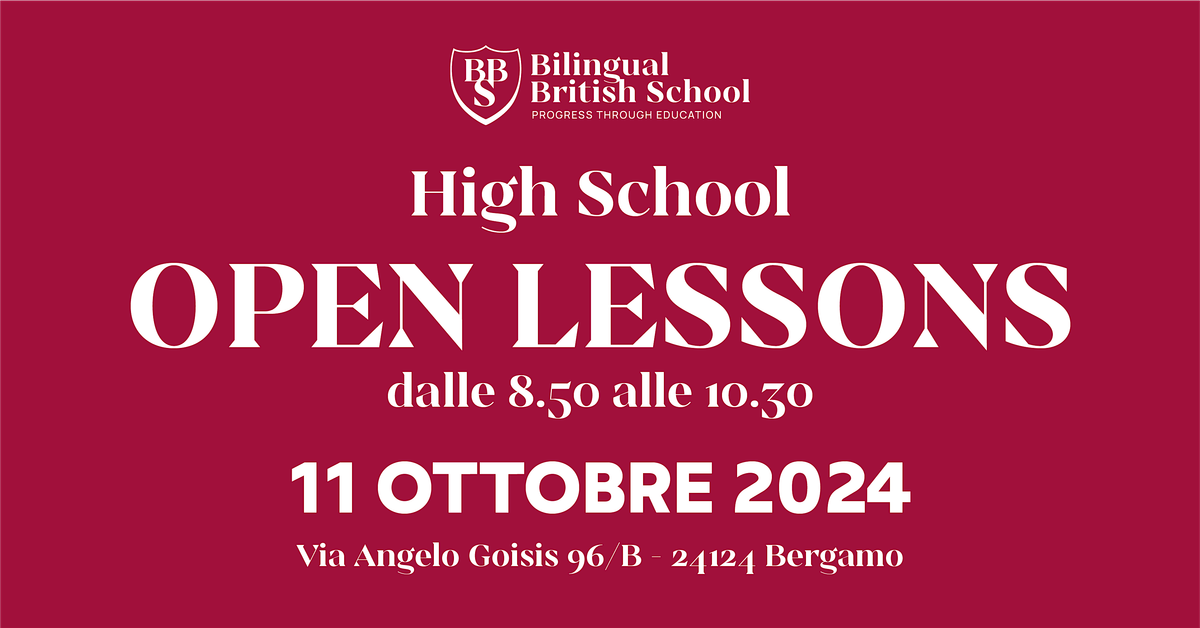 BBS OPEN LESSONS HIGH SCHOOL