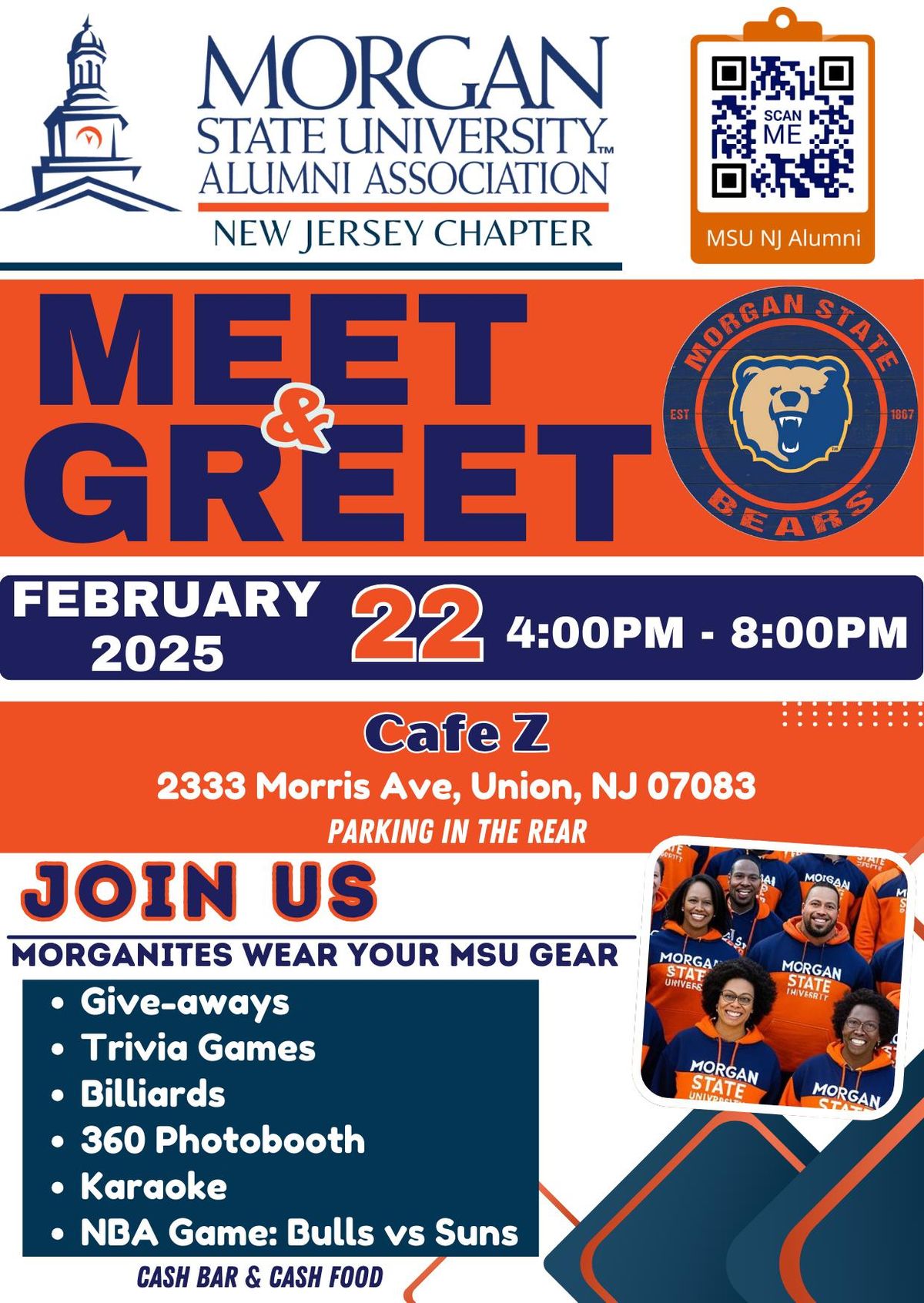 Morgan State University Alumni NJ Chapter Meet & Greet