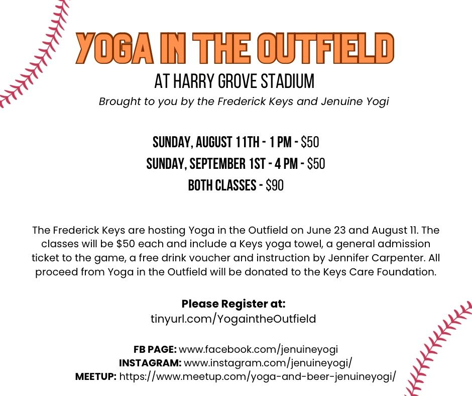Yoga in the Outfield 