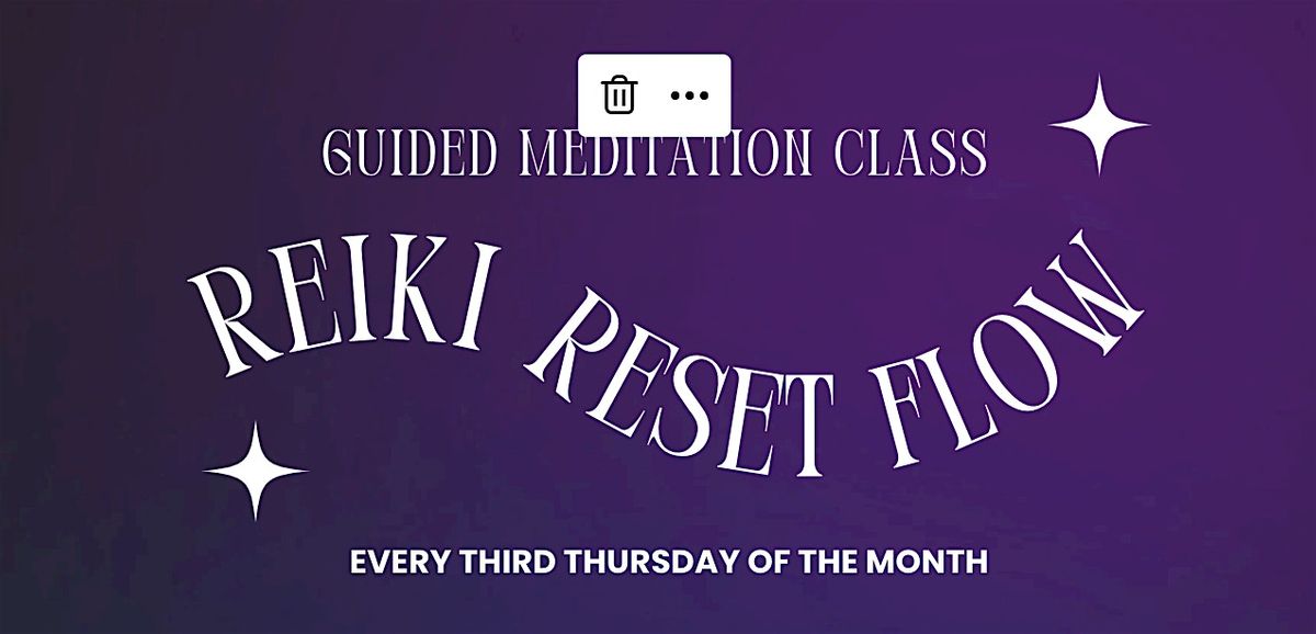 Reiki Reset Flow: Guided Meditation Class (Charlotte)