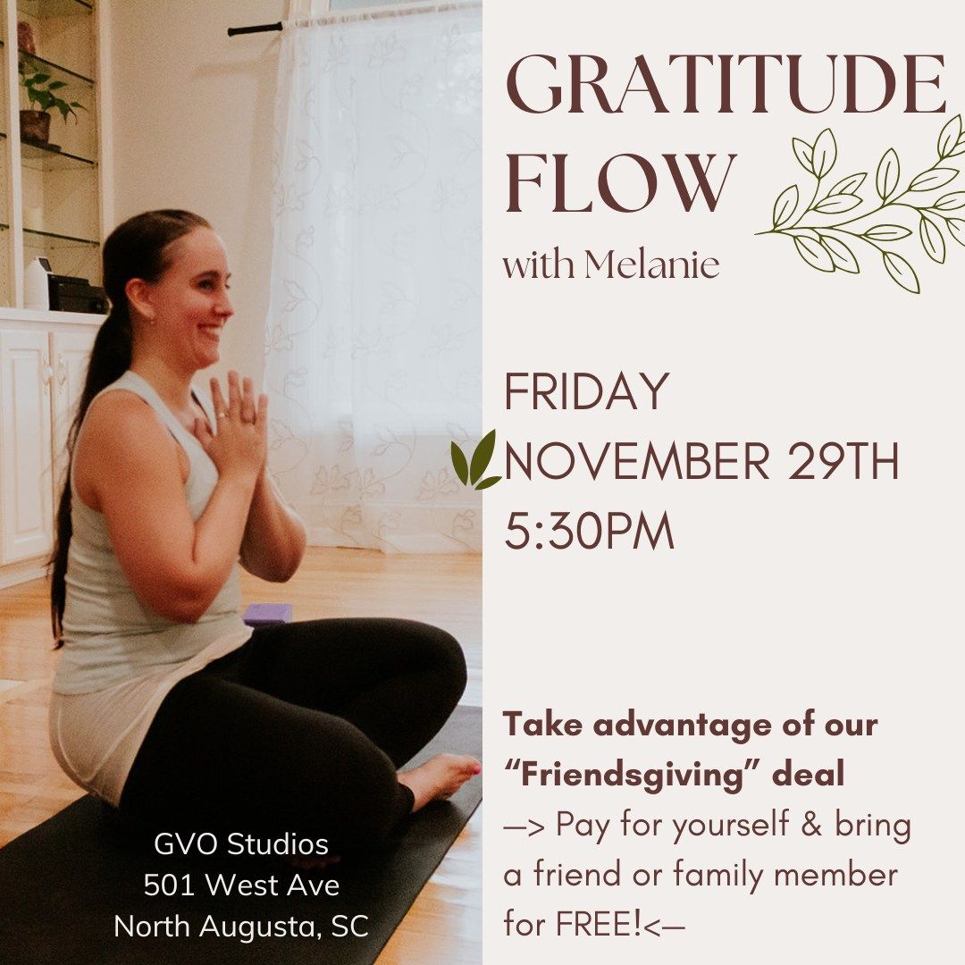 Gratitude Flow \/ Friendsgiving BOGO