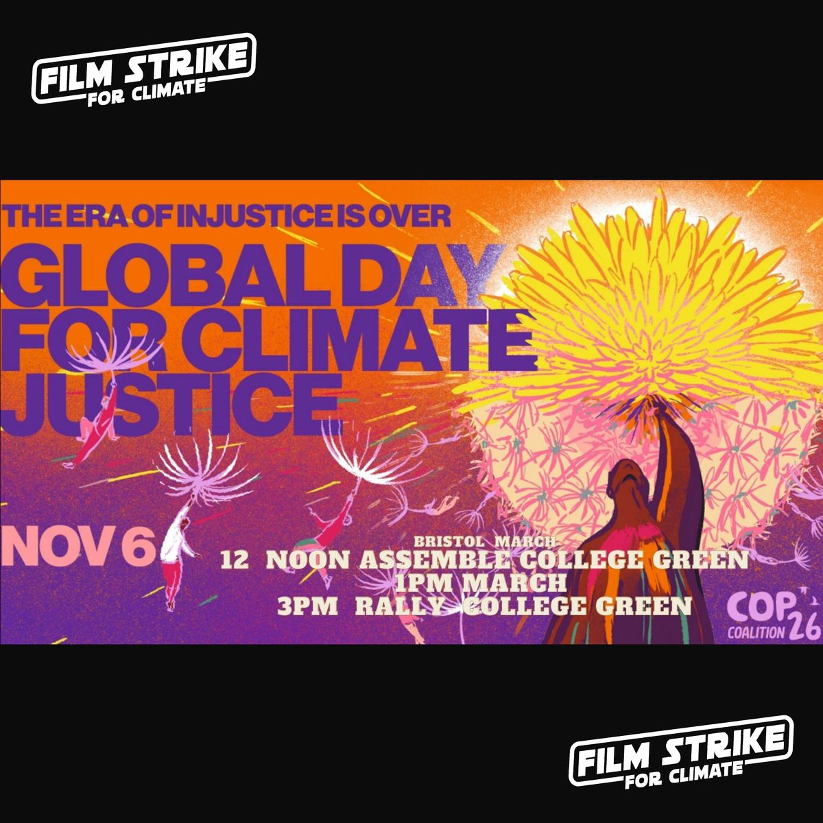 BRISTOL Film Strike Global Justice March Banner Making Workshop