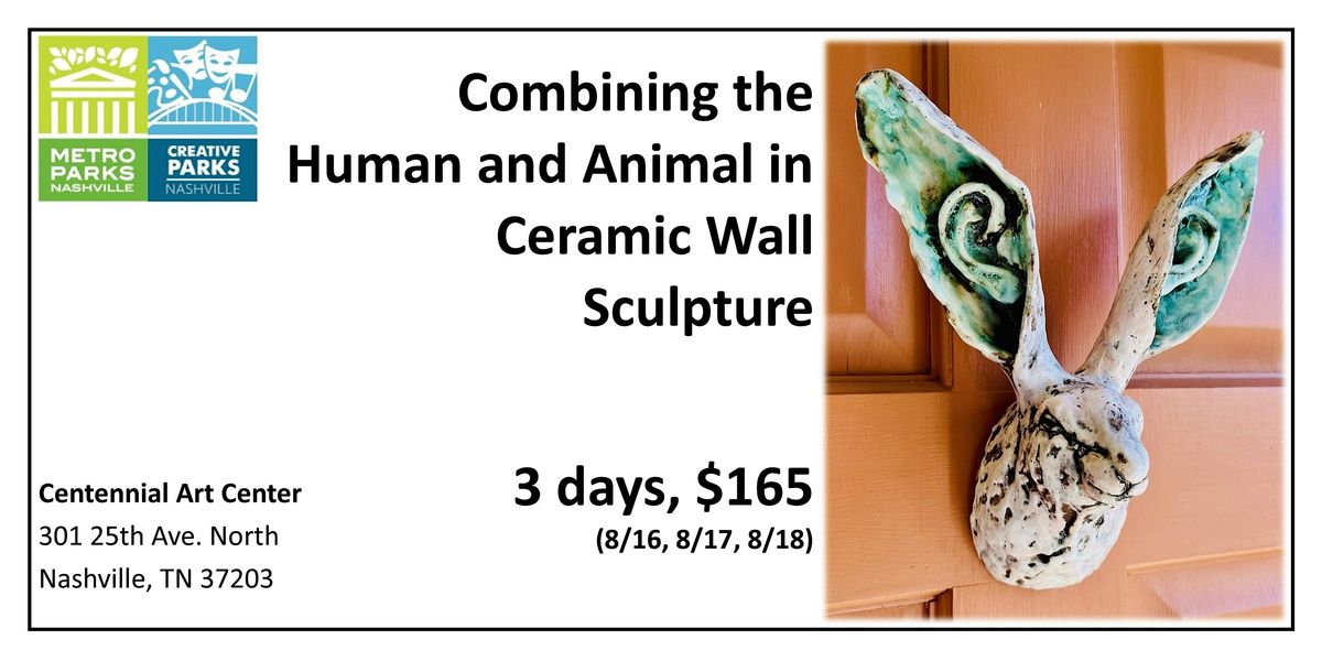 Combining the Human and Animal in Ceramic Wall Sculpture