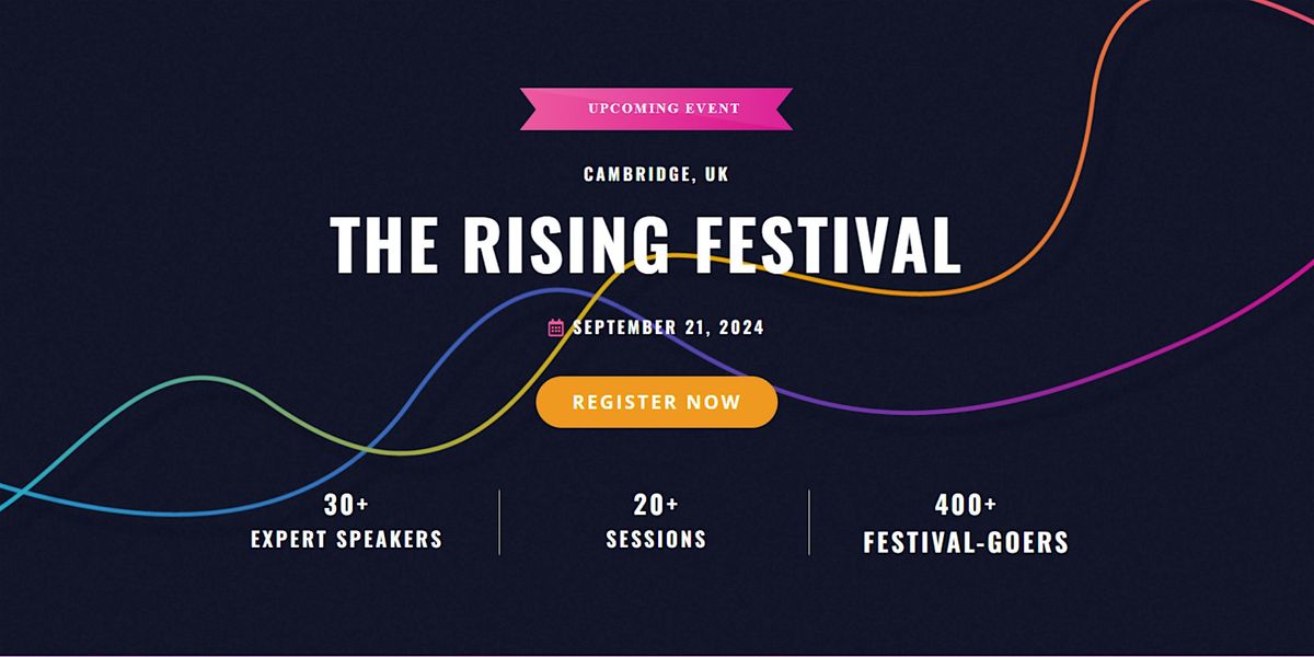 The Rising Festival 2024:  Reinvent, Renew: Forging the Path Ahead