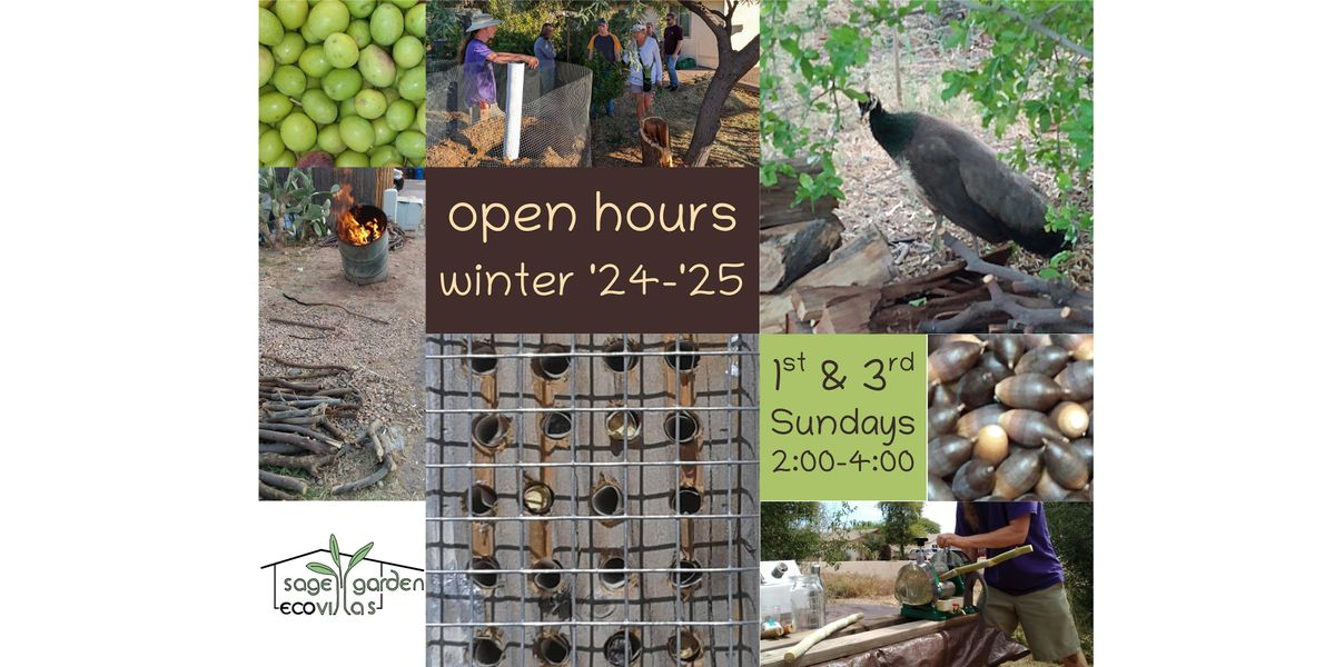 Minifarm Open Hours, Winter 2024-2025