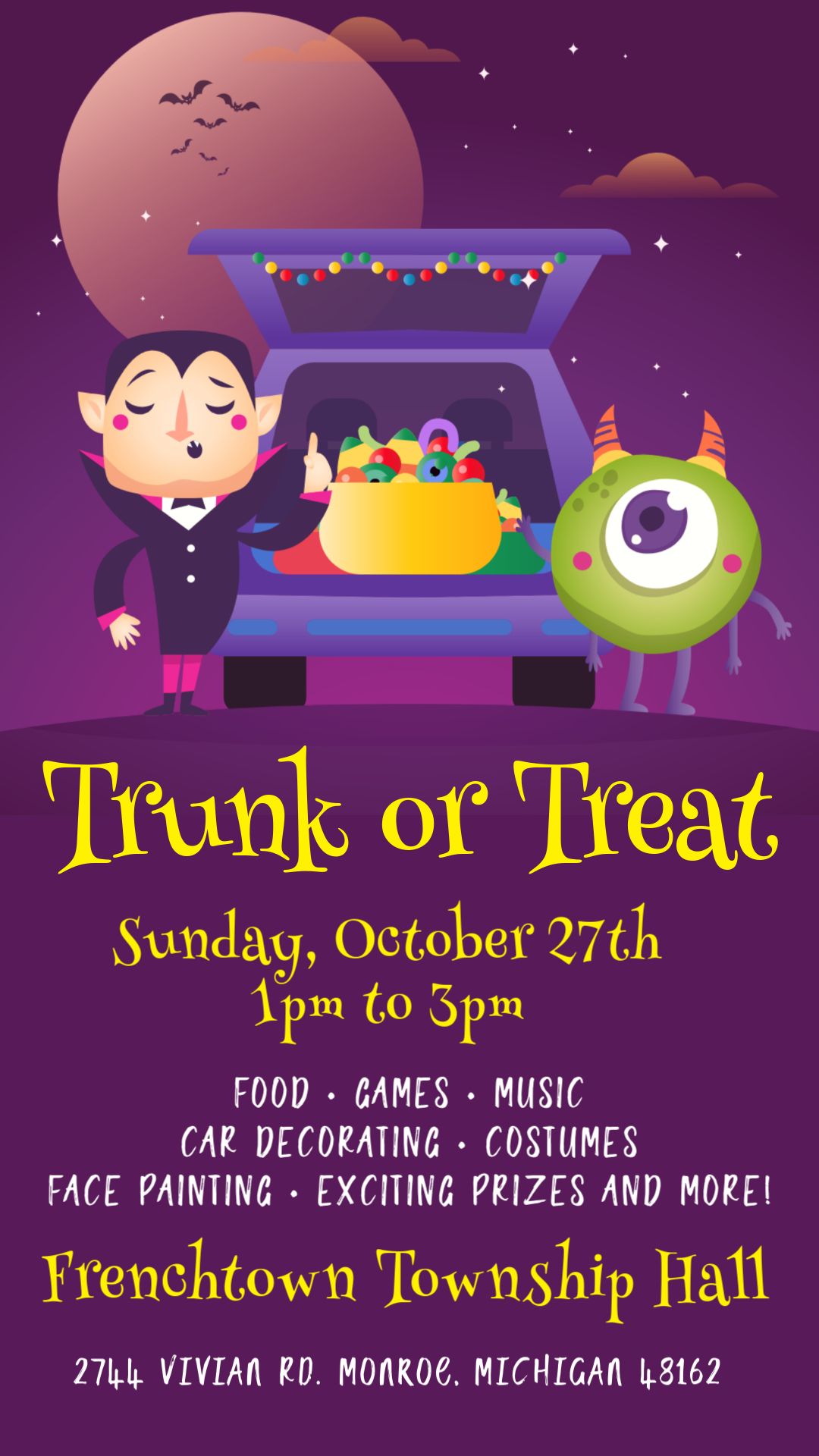 Frenchtown Township 5th annual Trunk-or-Treat