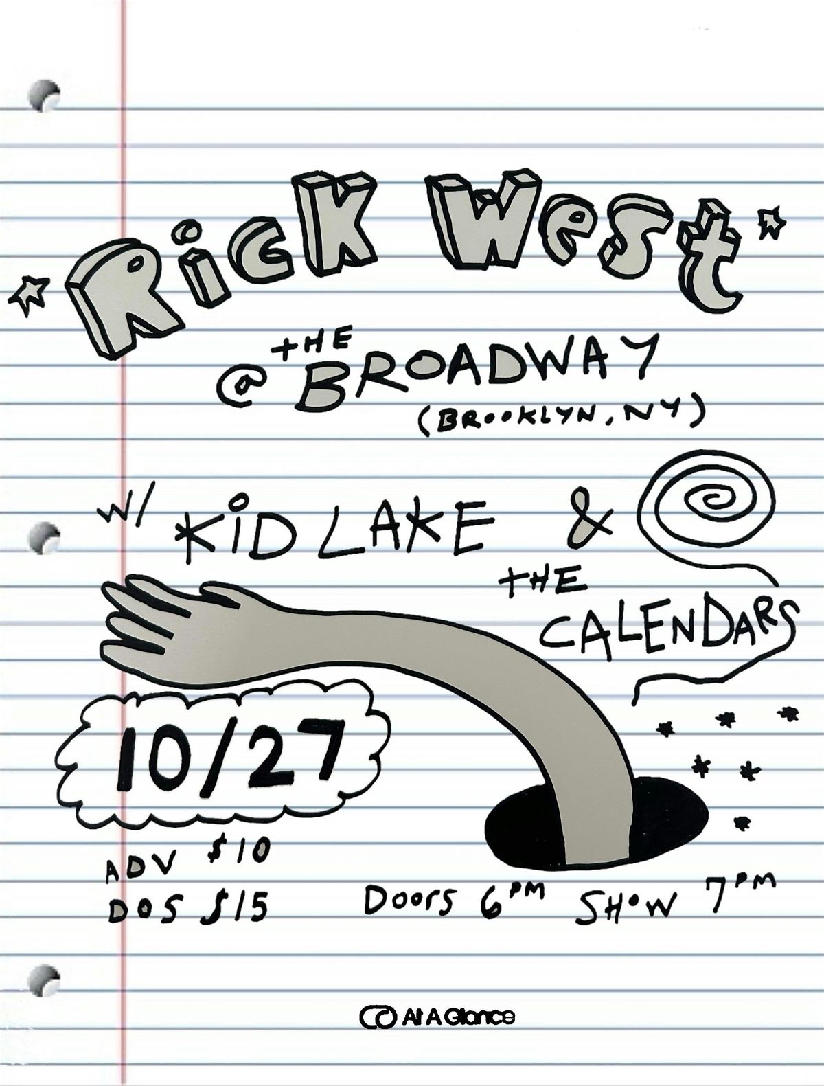 Rick West w\/ Kid Lake + The Calendars