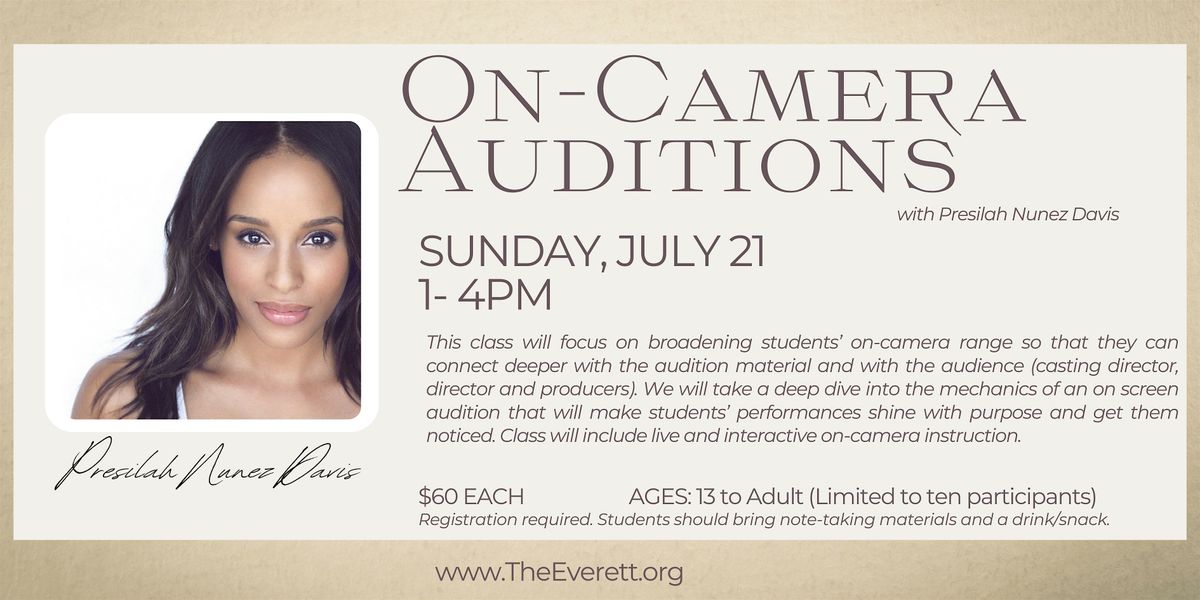 On-Camera Auditions