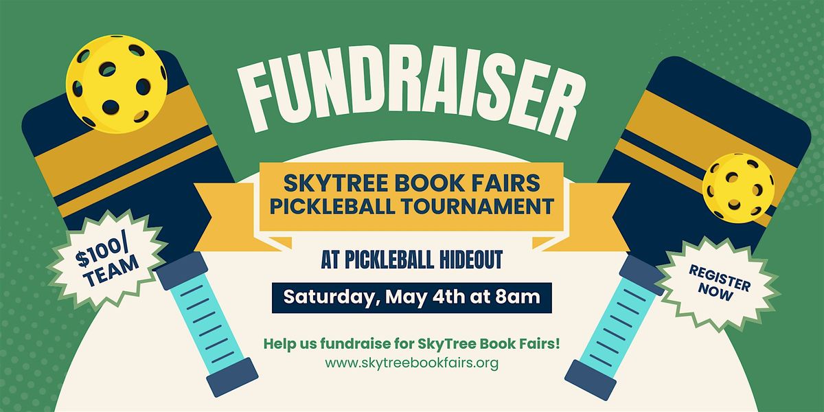 SkyTree Book Fair Pickleball Fundraiser