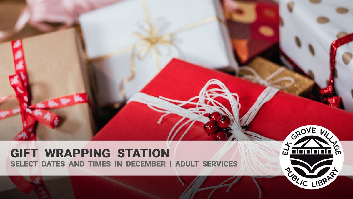 Gift Wrapping Station in Adult Services