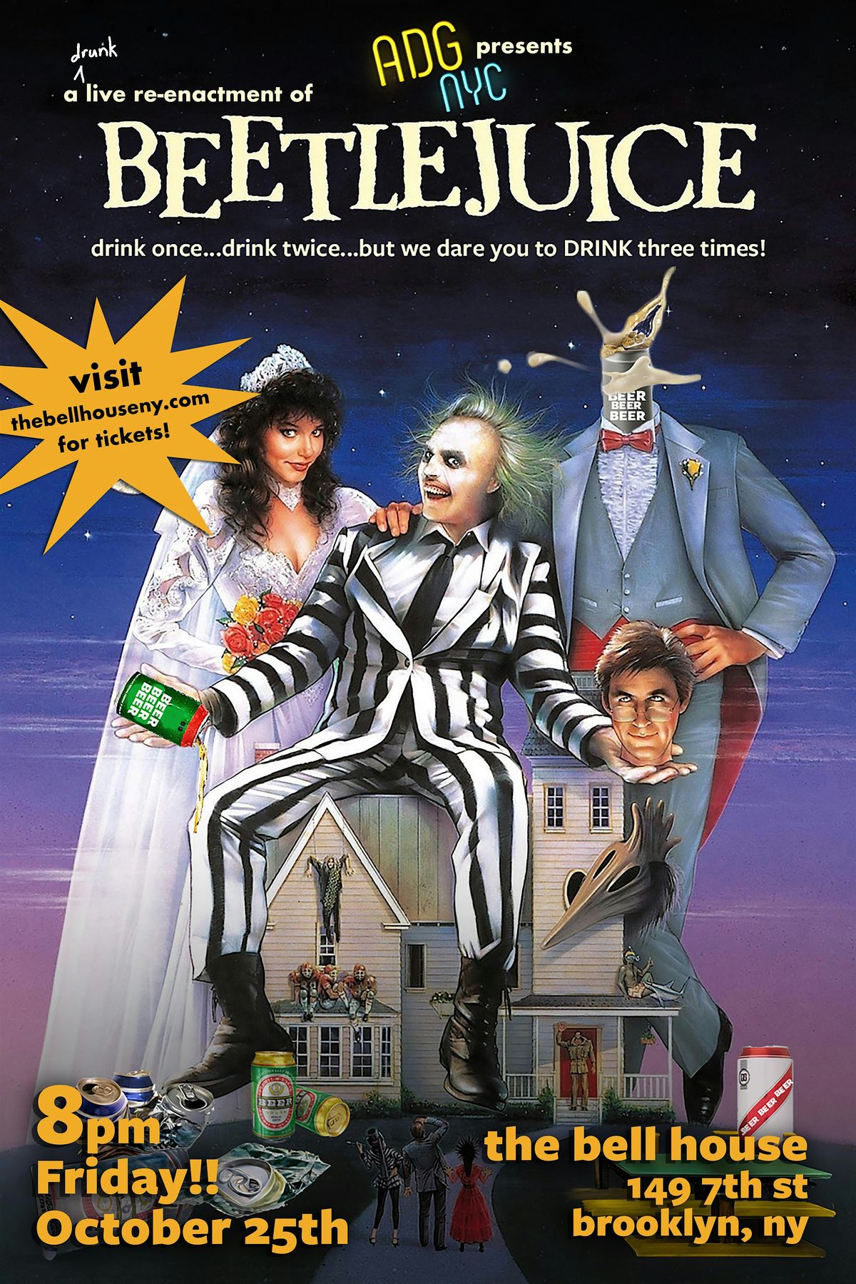 A Drinking Game NYC: Beetlejuice