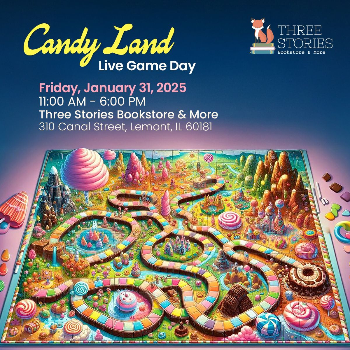 Live Game Day - Candy Land