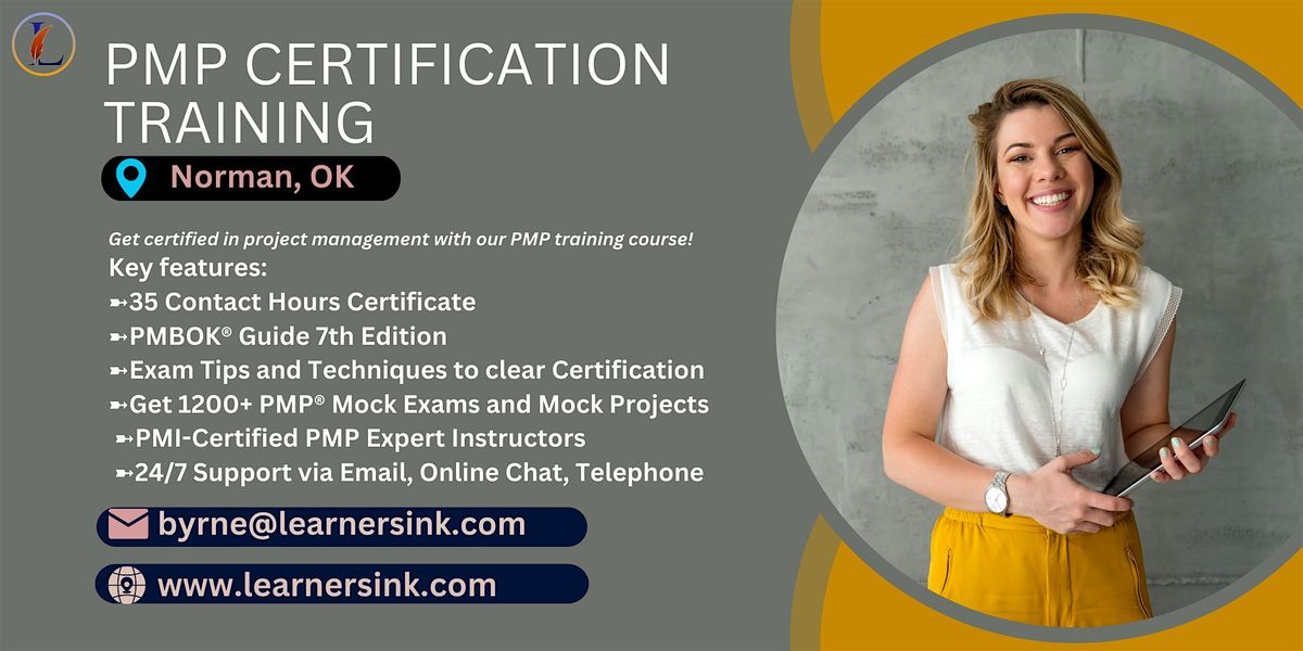 PMP Exam Prep Training Course in Norman, OK