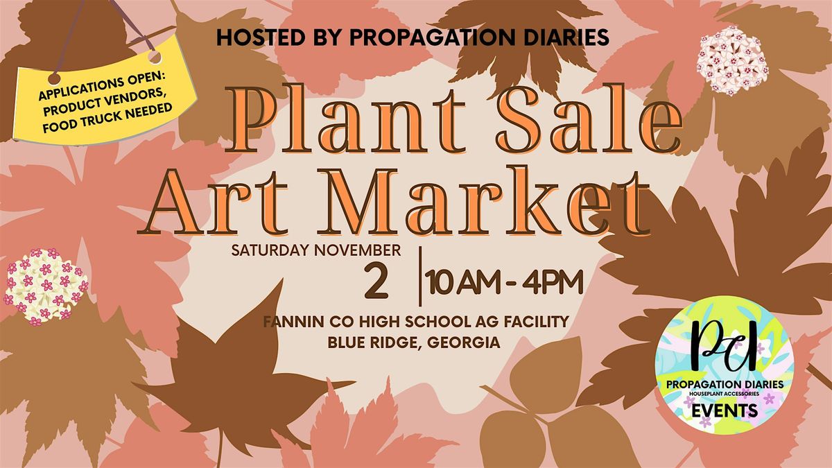 Fall Plant Sale and Artist Vendor Market  in Blue Ridge, GA