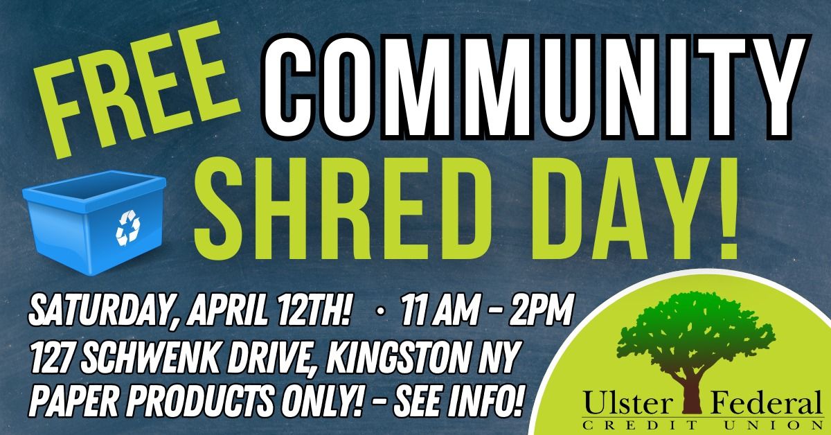 Community Shred Day! 