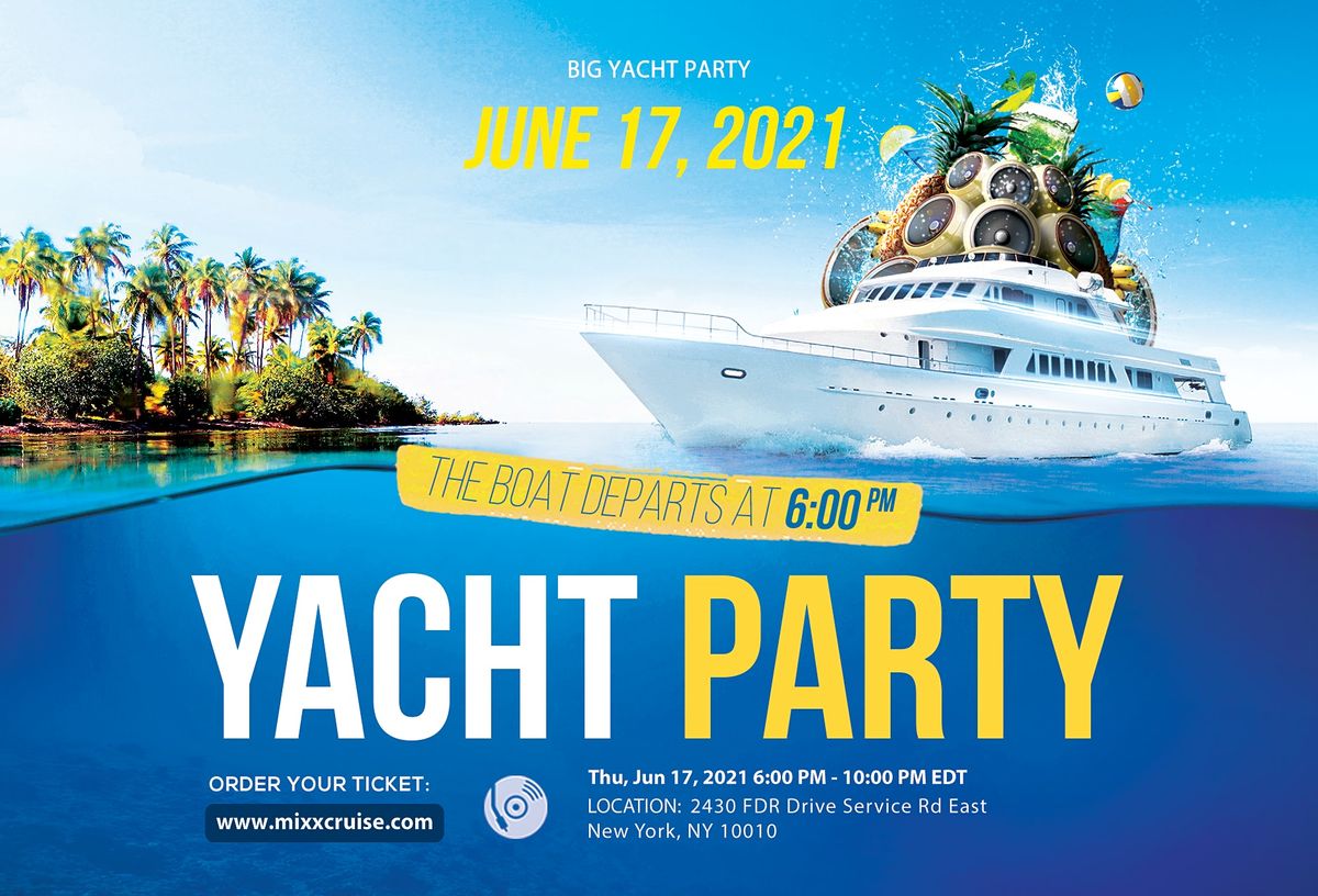 June 17th Yacht Party on The Jewel