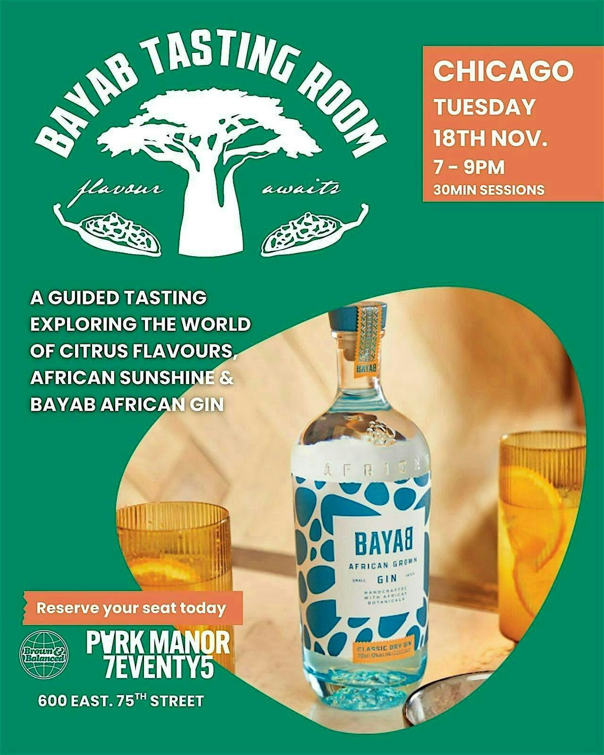 Brown And Balanced Presents: Masterclass featuring Bayab Gin
