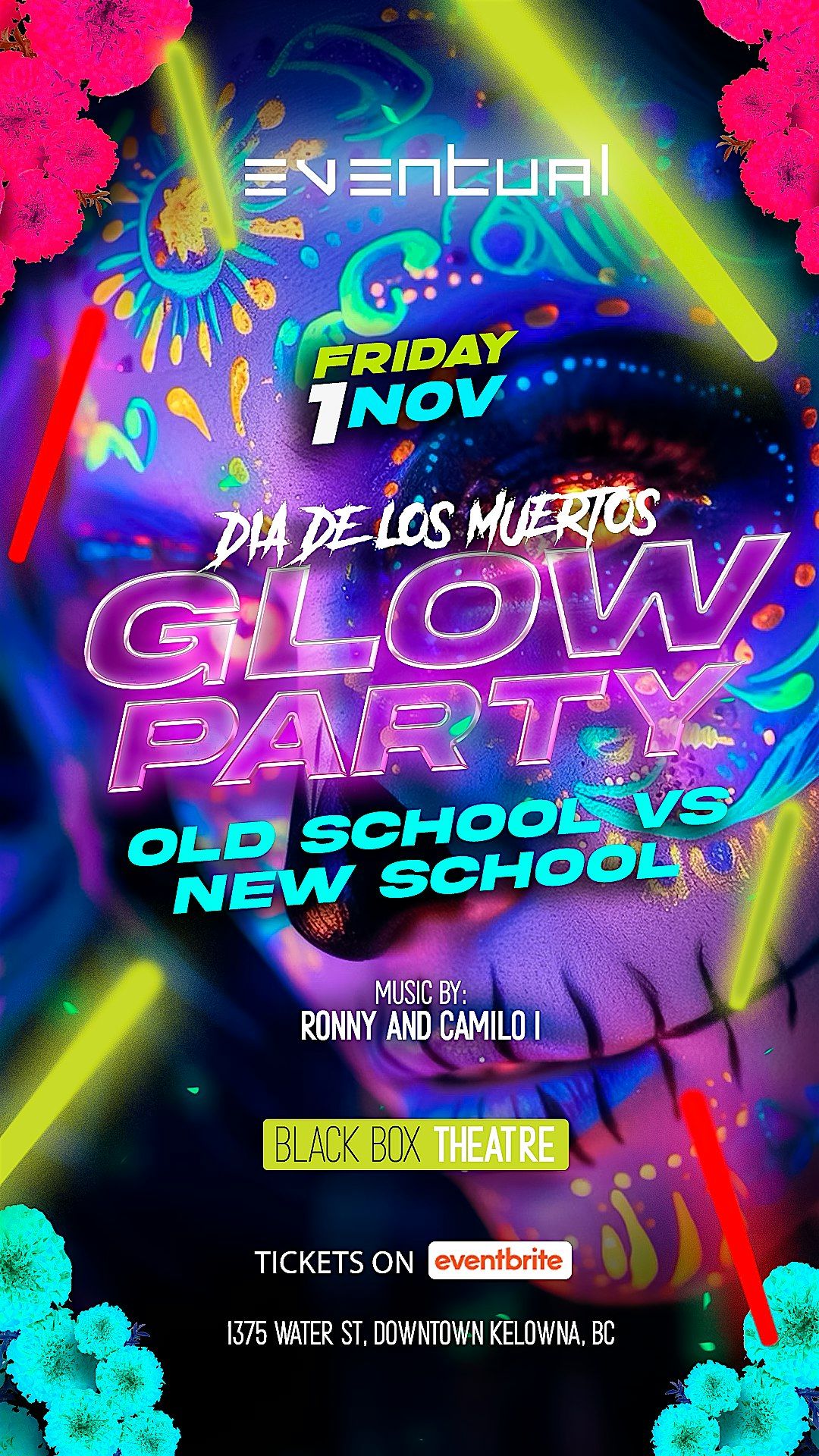 Dia de los Muertos Glow Party