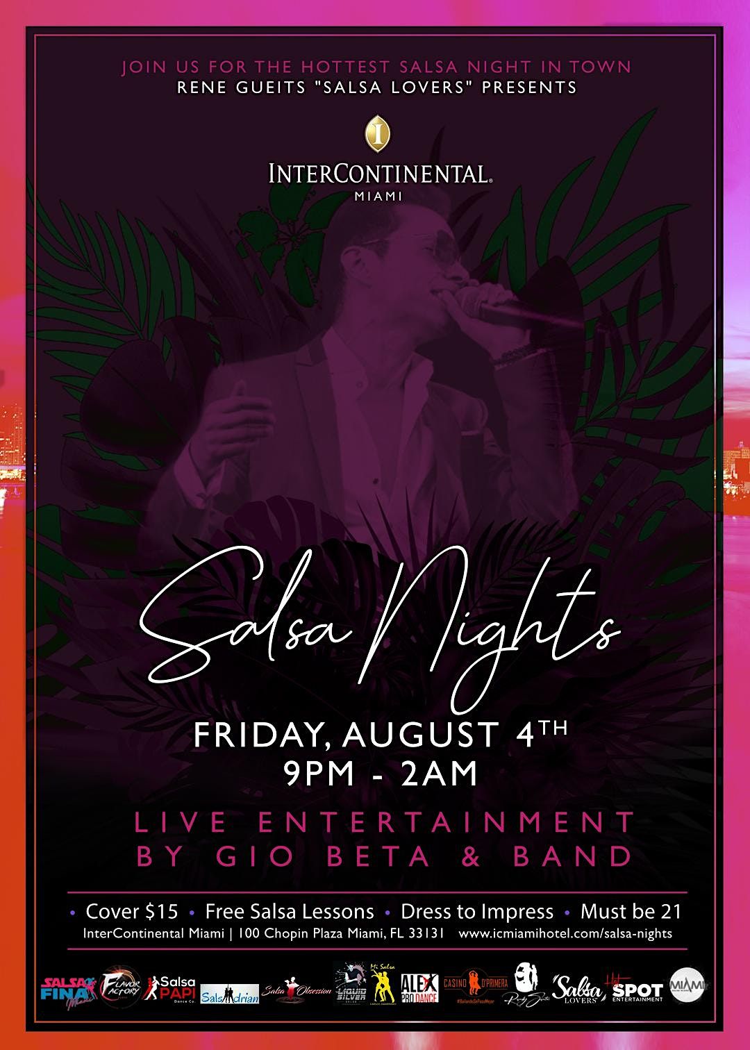 "Salsa Nights" at the Intercontinental Downtown Miami