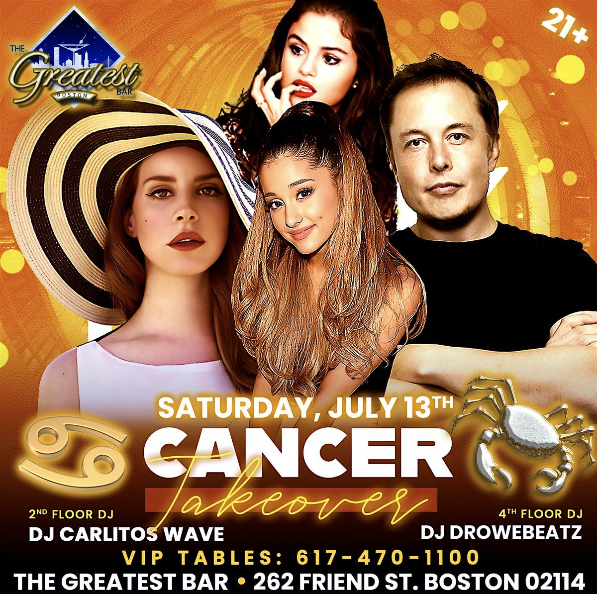 Cancer Takeover Party @ The Greatest Bar