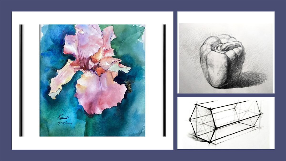 Sketching & Watercolor for ages 18+