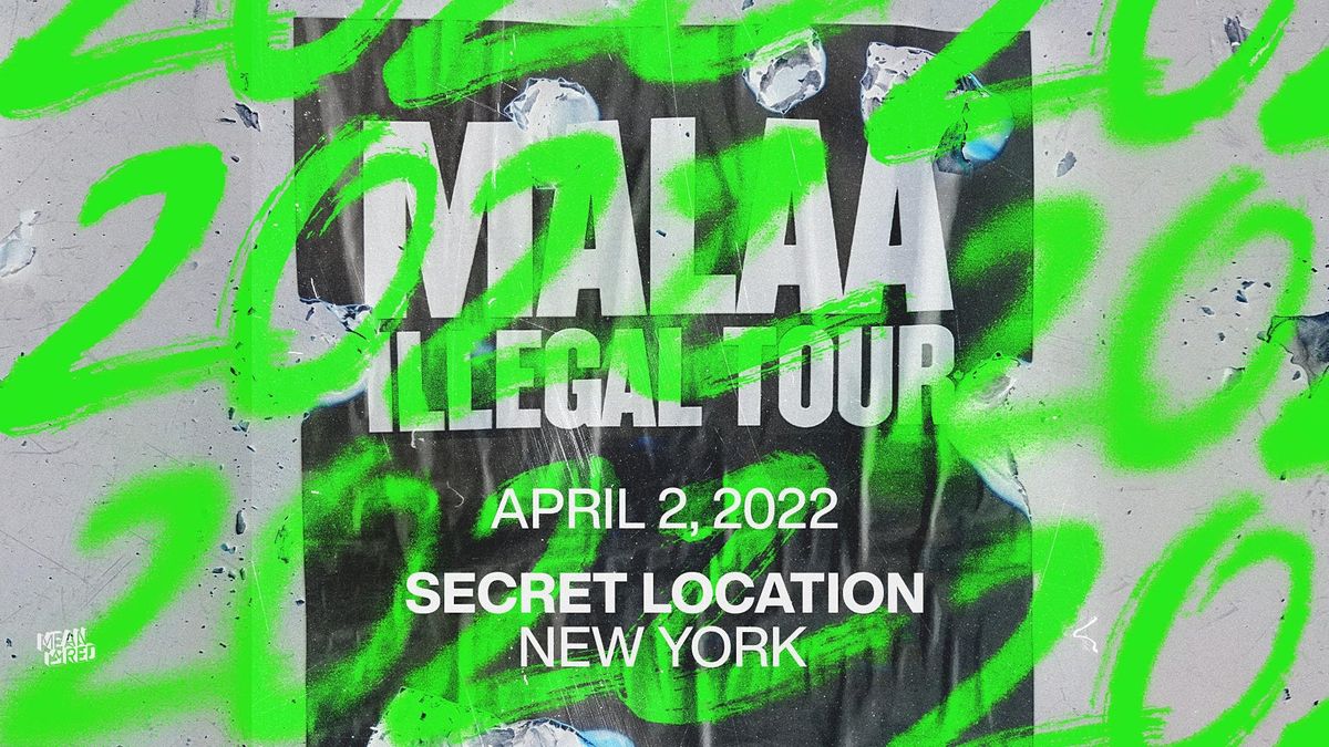 Malaa Illegal Tour at Secret Warehouse NYC - April 2