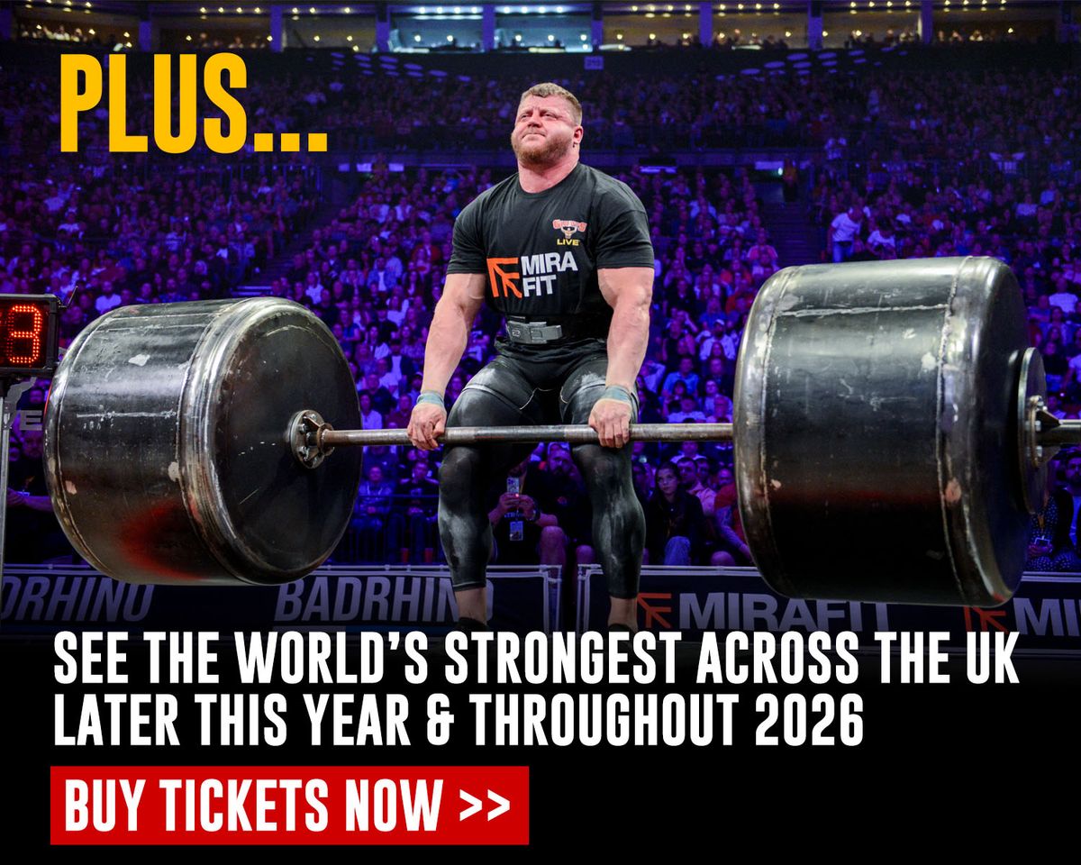 Britain's Strongest Man 2026 at Utilita Arena Sheffield