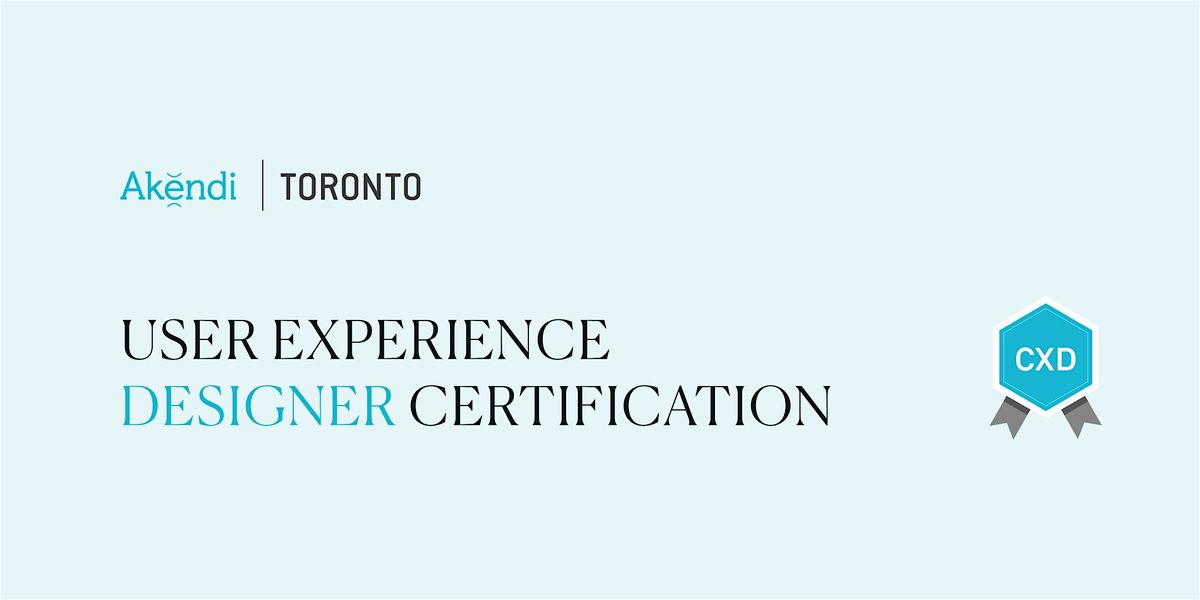 CXD Certification Week - TORONTO