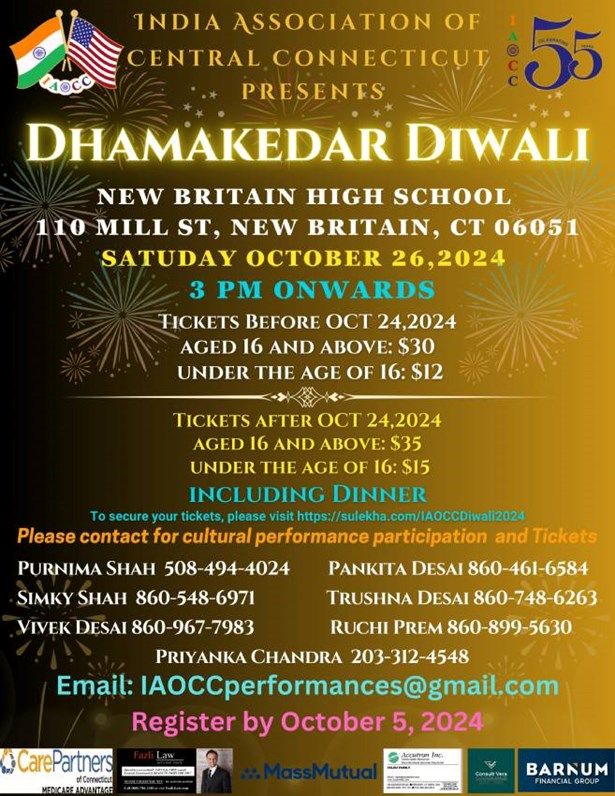 Dhamakedar Diwali 2024 in Hartford