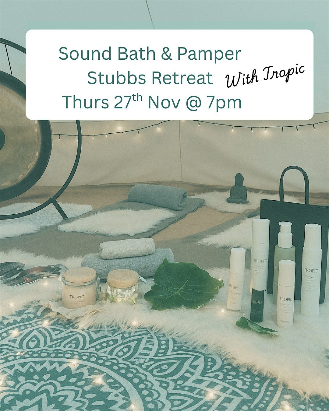 Soothing Sound Bath with Tropic Facial
