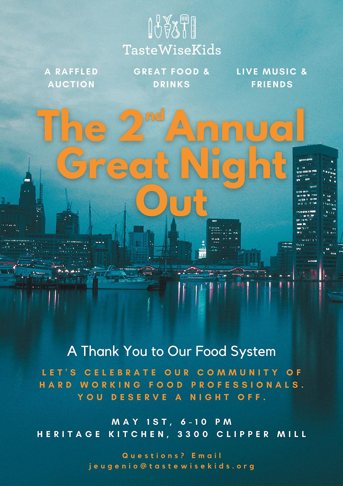 2nd Annual The Great Night Out - A Thank You to Our Food System