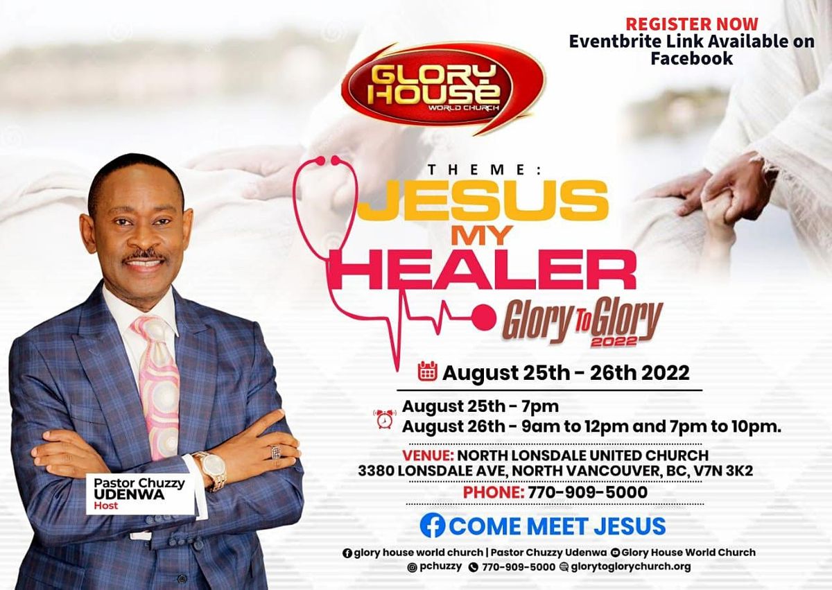 Register Now: Come  Meet Jesus, the Healer