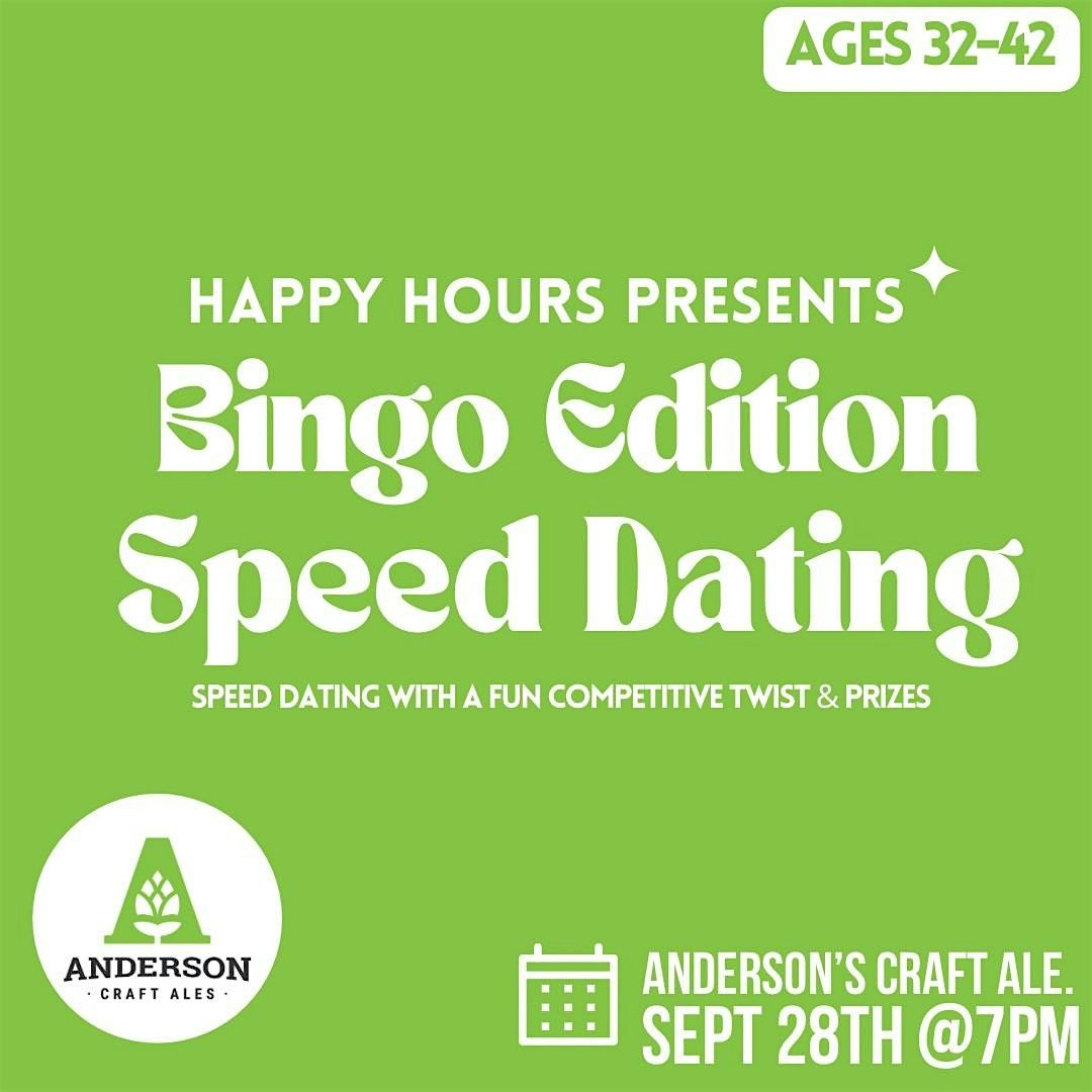 BINGO Speed Dating @ Anderson\u2019s Craft Ale. Ages 32-42 (London)