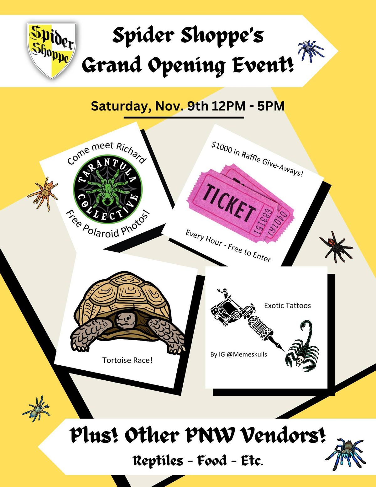 Spider Shoppe 2.0 Grand Opening Celebration