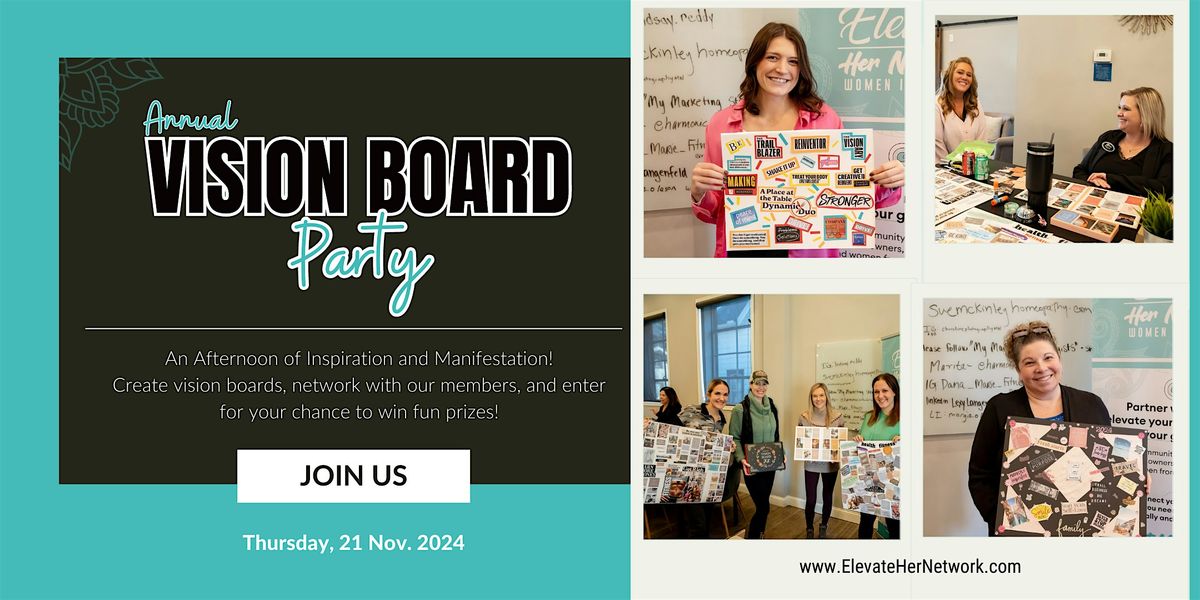 Elevate Her Network\u2019s Annual Vision Board Party