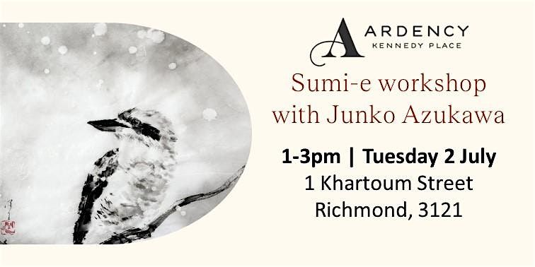 Sumi-e ink workshop with Junko Afternoon