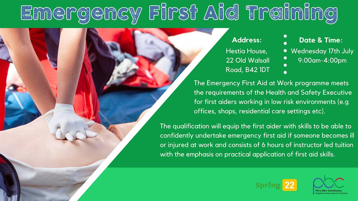 Emergency First Aid Training